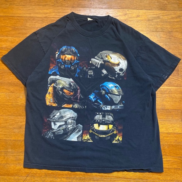 Halo Reach Noble Team Spartans Microsoft Promo Tshirt 2010 Mens Large